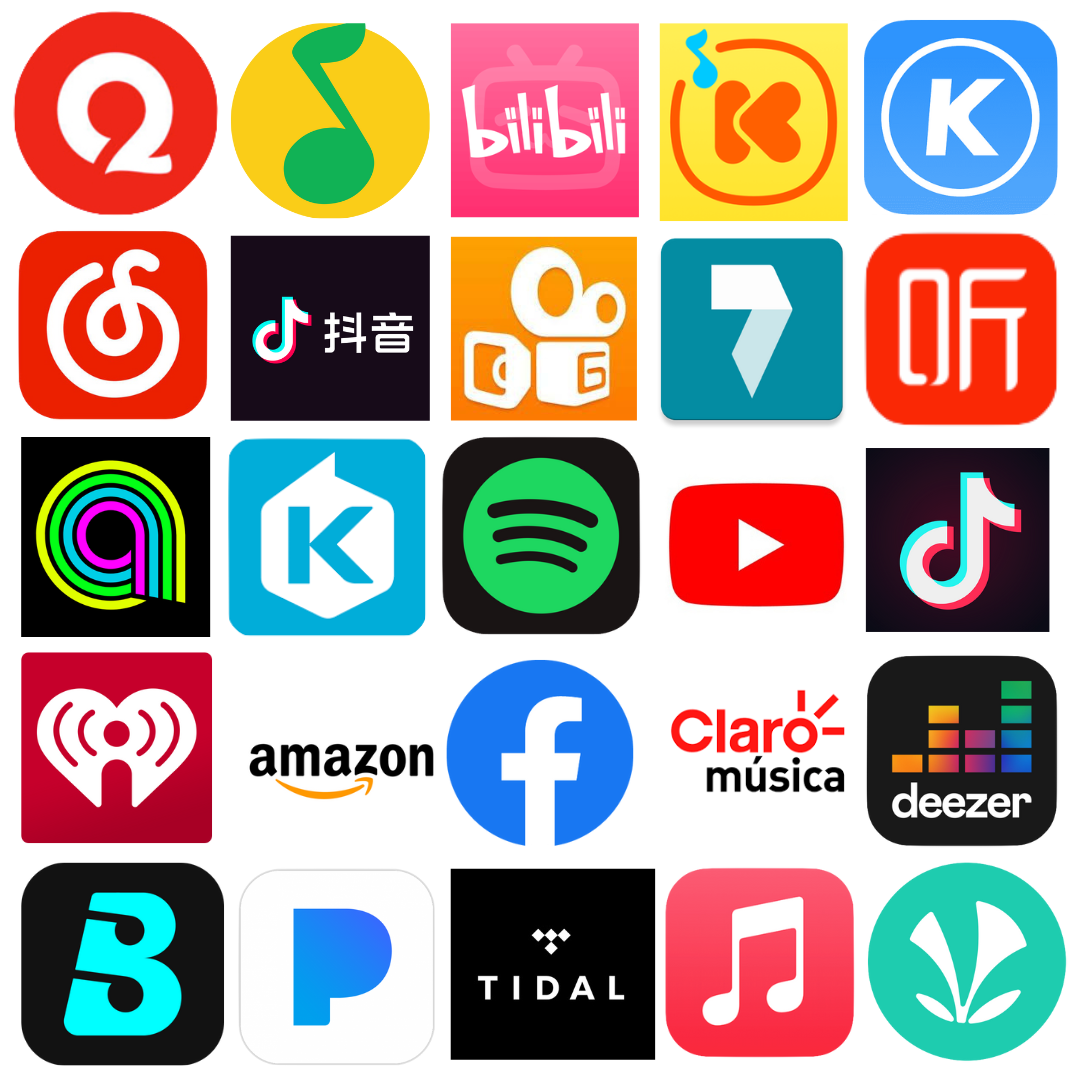 Musicinfo streaming partners
